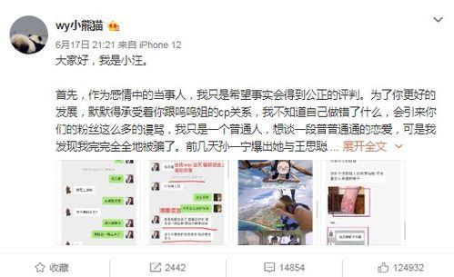 孙一宁前任发文爆料新闻,独家爆料背后的真相与内幕  第2张